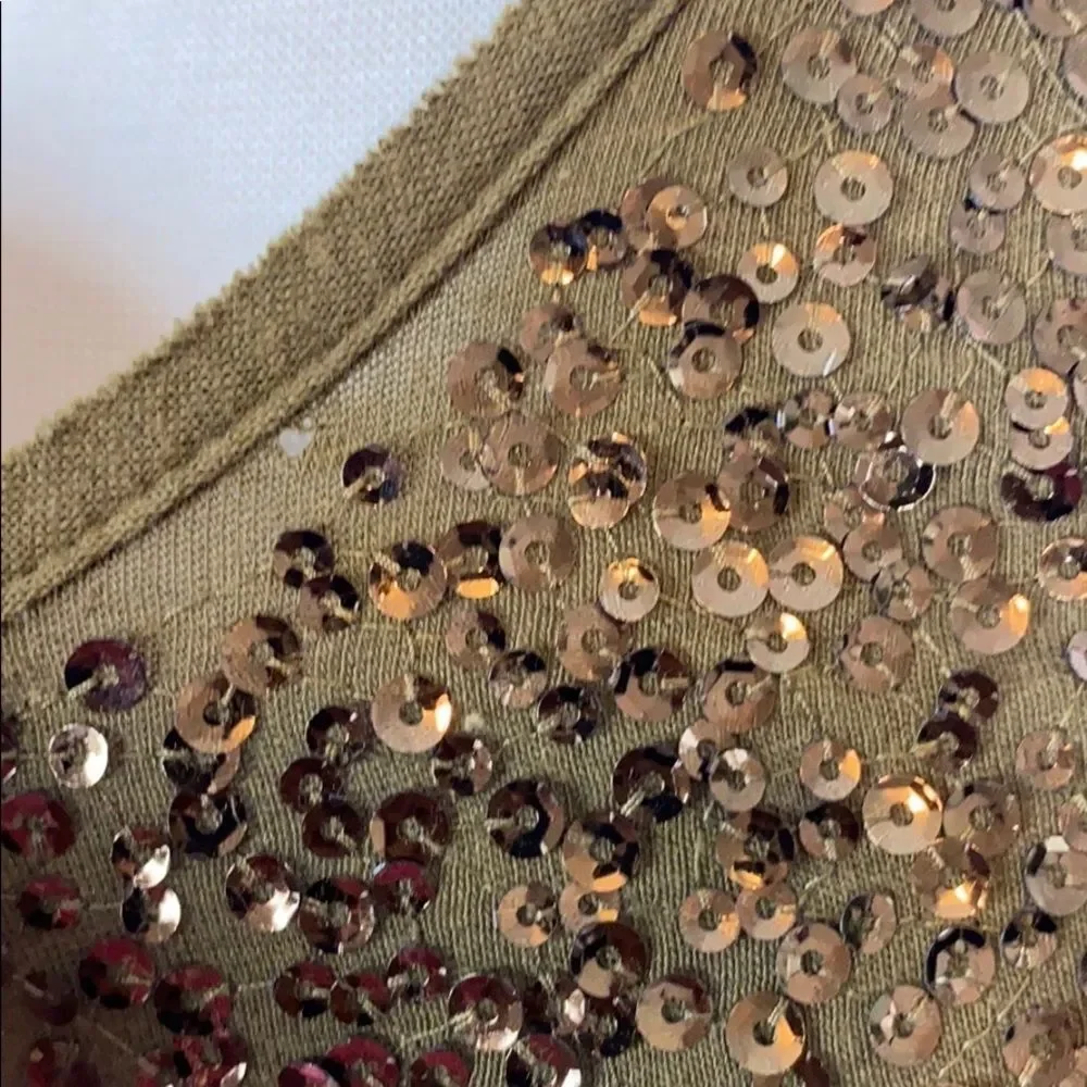 J. Crew Sequin Tank Top Size M